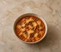 Soupe de lasagnes au bœuf et morceaux de pâtes sous un gratin doré de mascarpone et parmesan